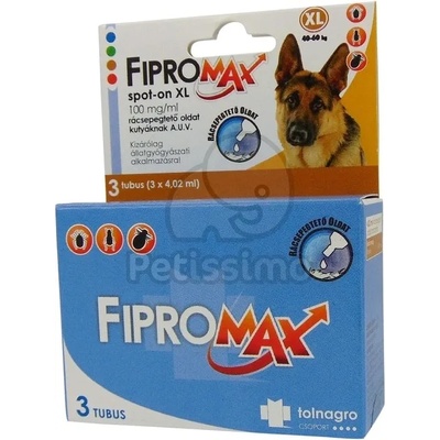 FIPROMAX Spot-On XL за кучета 3 бр