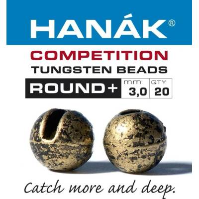 Hanák Tungstenové kuličky Competition ROUND+ Bronzová otlučená 2,0mm 20ks