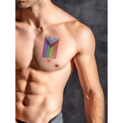 Mister B Temporary Tattoo Pride Flag dočasné tetování