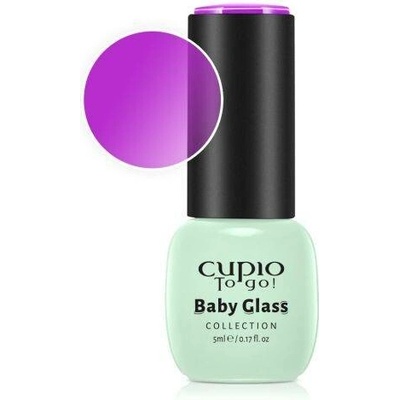 Cupio Gel lak fialový Baby Glass Collection Iris 5 ml