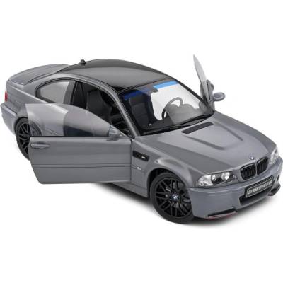 Solido 1: 18 bmw e46 m3 coupÉ streetfighter grey 2000 - solido