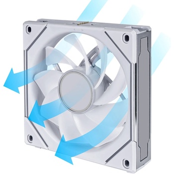 Image 1 of Lian Li UNI FAN SL-INF 120mm ARGB Reverse Blade PWM white (G99.12RSLIN1W.00)