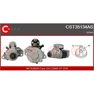Štartér CASCO Brand New HQ CST35134AS