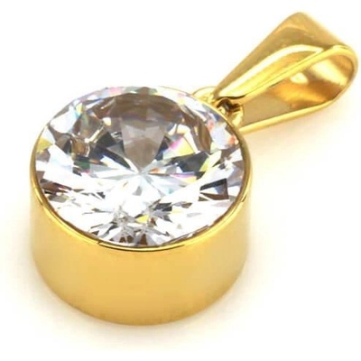 MPM Přívěsek z chirurgické oceli Pendant 7668 Gold