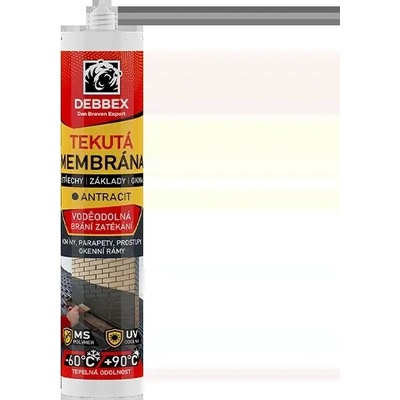 Debbex 31371DBX Tekutá membrána 290 ml antracit