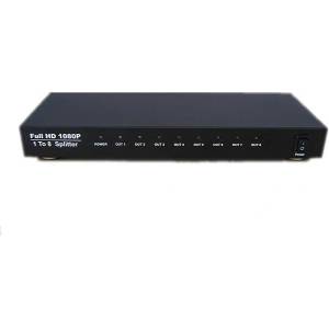 Estillo HDMI сплитер ESTILLO HDSP0020M1, 1 към 8, 4K/60Hz, Черен - EST-HDMI-SPLITTER-1-8-4K (HDSP0020M1)