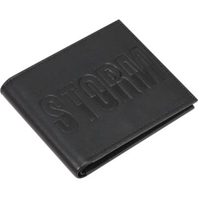 STORM PLUTUS EMBOSSED WALLET BLACK