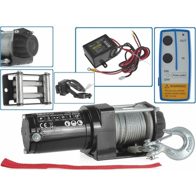 GEKO G81702 Elektrický lanový navijak 12V 2500LB, 1134kg