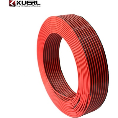 Kábel 2x1,5 mm čiernočervený 50 m bal