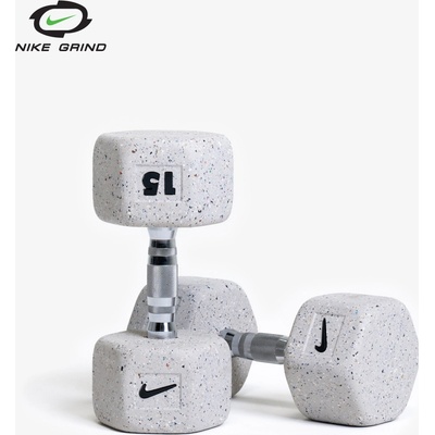 Nike HEX Grind Jednoruční činka 15 kg
