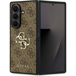 CG Mobile Samsung Z Fold7 GUESS 4G BIG LOGO силиконов протектор за телефон, удароустойчив, заден капак с кожен ефект, BEAUTY GUHCZFD74GMGBR (GUHCZFD74GMGBR)
