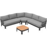 Garden Point Комплект мебели с ъглов диван Ravello Corner 5 антрацит Garden Point (GAP1530-COR)