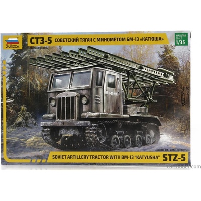 Zvezda Truck Ztz-5 Ct3-5 Cingolato Soviet Artillery Tractor Military Katuusha 1944 1:35 /