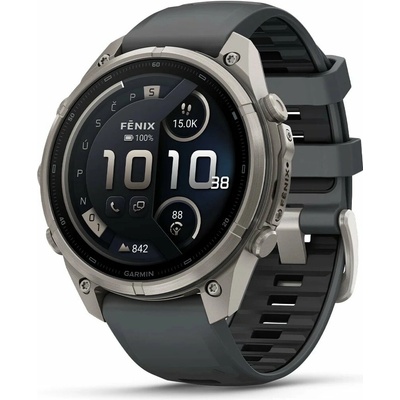 Garmin fenix® 9 – 43 mm, AMOLED, Titanium - Pebble Gray 010-04761-11 – Hledejceny.cz