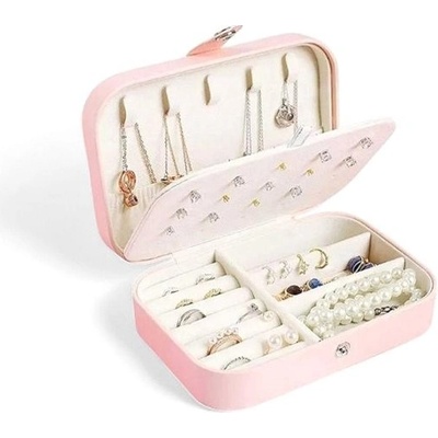 Livefy šperkovnice Velvet růžová