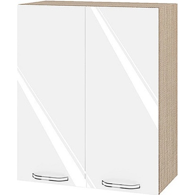 ИРИМ Горен кухненски шкаф Сити МФ-Бяло гланц-05-3 60 см