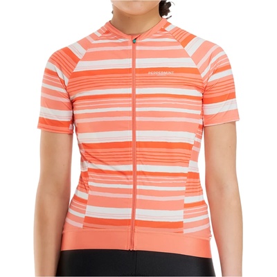 PEPPERMINT Дамска фланелка с къс ръкав за колоездене PEPPERMINT Women's Classic Jersey Cycling jersey - Underline Watermelon - размер XL (156-2780-0315)