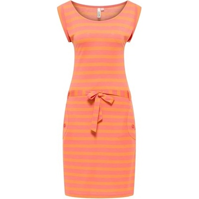 RAGWEAR šaty Tagg Stripes Coral 4005