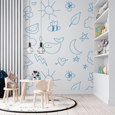 Tapeta SABLIO Kreslení nejmenších, rozměry 125x75 cm