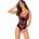 Obsessive Rosenty Crotchless Teddy XS/S