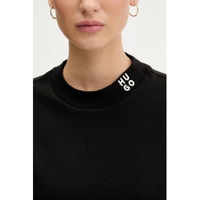 HUGO Памучна тениска HUGO Damelody (50561189)