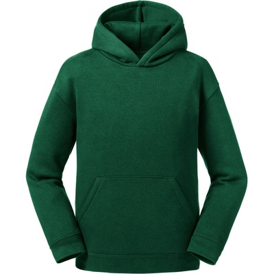 Russell 265B detská mikina s kapucňou Authentic Bottle Green
