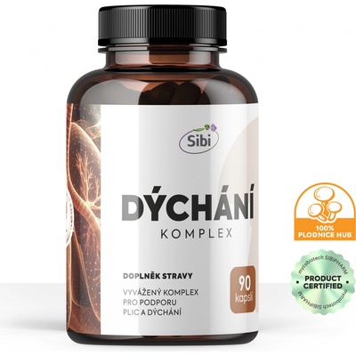Sibi Dýchání komplex houbové extrakty 480 mg 90 kapslí