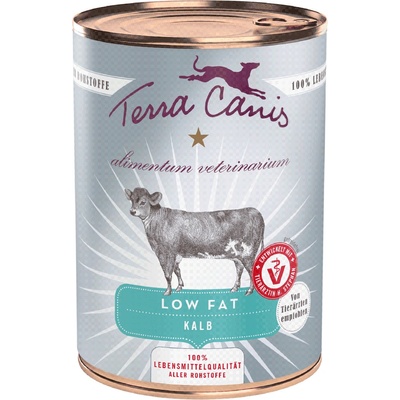 Terra Canis 6x 400g мокра храна за кучета Terra Canis Alimentum Veterinarium Low Fat Calf