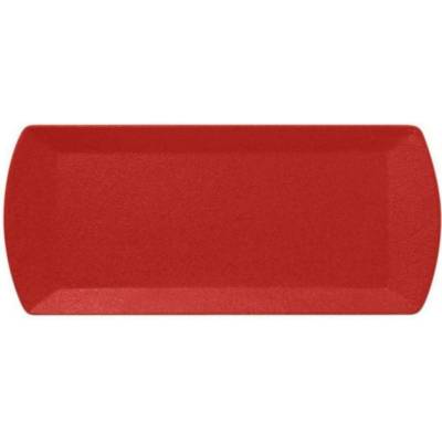 RAK Porcelain Talíř obdélný 35 x 15 cm světle červená RAK-NFOPSP35BR