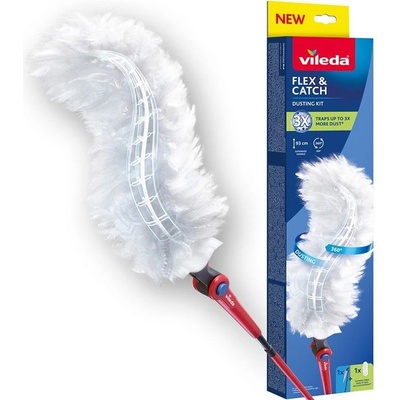 Vileda Flex & Catch 179434 prachovka s dlouhou rukojetí + 1 náplň – Zboží Dáma