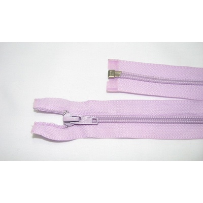 Zips špirála deliteľný 5mm - dĺžka 35cm, farba svetlo fialová