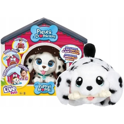Little Live Pets Interaktívny psík s domčekom Dalmatínec Limitovaná verzia 26483 Cobi