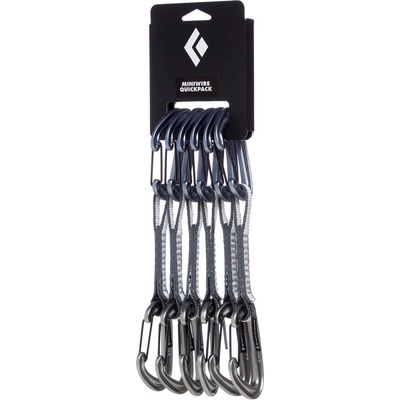 Black Diamond Miniwire Quickdraw 12 cm 6Pack