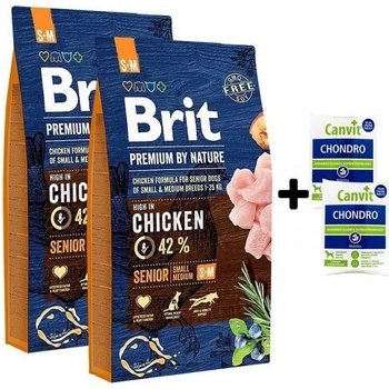 Brit Premium by Nature Senior S + M 2 x 8 kg