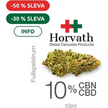 Horvath Swiss Cannabis 10% CBN + 10% CBD Fullspektrum olej 10 ml