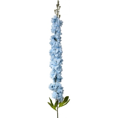 Umělá rostlina světle modré delphinium – 120 cm