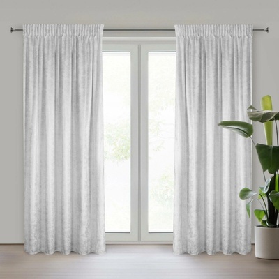 EUROFIRANY ZATEMŇOVACÍ ZÁVĚS NA PÁSCE AVENA 135X270 CM VZOROVANÁ