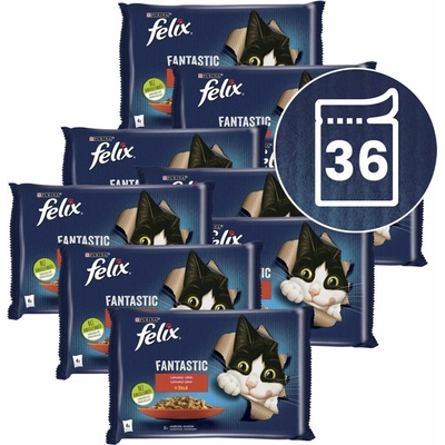 Felix Fantastic hovädzie kura v želé 36 x 85 g