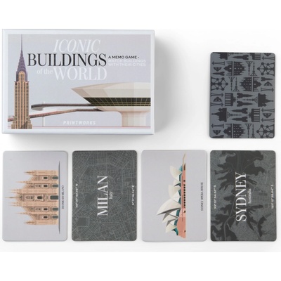 Printworks Memorické hry Iconic Buildings 50 ks
