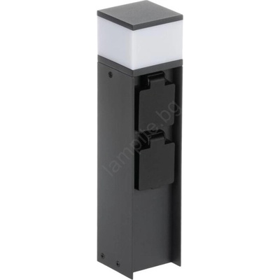 Kanlux 38763-Екстериорна лампа с 2 контакта DASTEN 1xG9/11W/230V 30 см IP44 черен (KX2580)