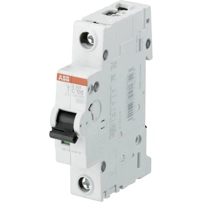 ABB Автоматичен прекъсвач ABB S201-C100 - 1 P, 100 A, 6 kA (2CDS251001R0824)