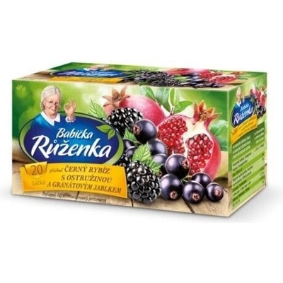 Babička Růženka čaj černý rybíz granátové jablko 40 g