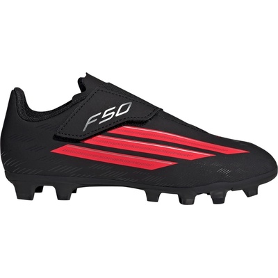adidas Детски футболни стоножки Adidas F50 Club Childrens Astro Turf Football Boots - Black/Red