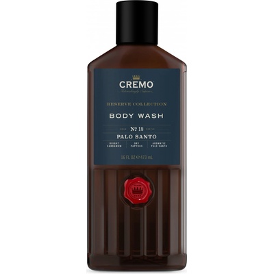 Cremo Reserve Collection Palo Santo energizující sprchový gel 473 ml