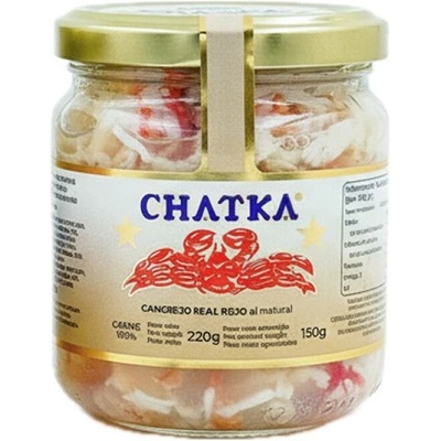 Chatka Maso Kamčatského kraba 100% kousky z těla 220 g – Zboží Dáma