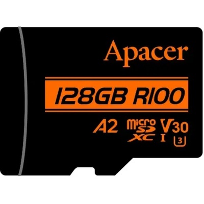 Apacer microSDXC 128GB UHS-I/U3/V30/A2 + Adapter (AP128GMCSX10U8-R)