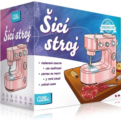 Albi Šicí stroj růžový