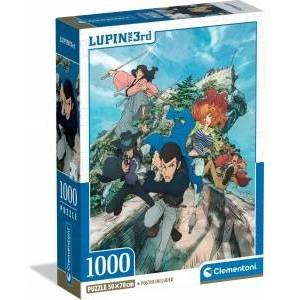 Clementoni Puzzle Compact Lupin III 1000 pieces (37068)