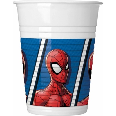 GoDan Plastové kelímky SPIDERMAN, 200 ml