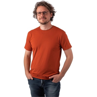 Jožánek pánské tričko Marek krátký rukáv skořicové